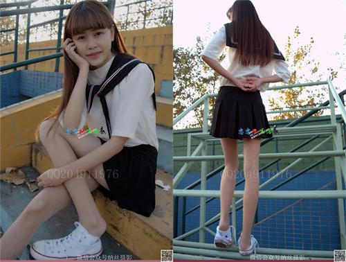 纳丝摄影-NO.017 霜儿 操场短裙肉丝【41P/246MB】