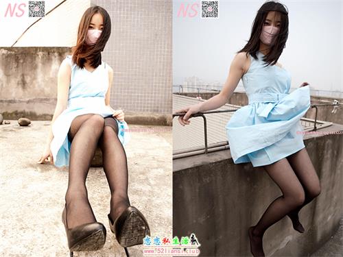 纳丝摄影-NO.018 丸子2 天台黑丝（带视频）【63P+1V/633MB】