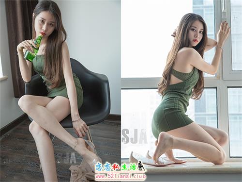 [SJA佳爷]闺蜜视角 NO.003 《绿》模特：佳爷【66P/55M】
