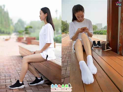 [物恋传媒] No.032 清水出芙蓉,天然去雕饰,黑色跑鞋配纯纯白棉袜（带视频）【178P+1V/1.03G】