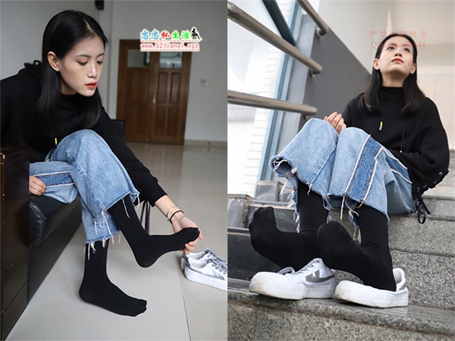 大西瓜爱牙膏-2018 11月活动模特1 牛仔厚黑袜（带视频）【331P+1V/1.73G】