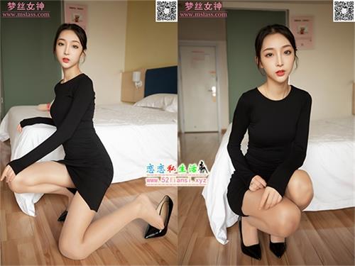 [MSLASS梦丝女神] NO.051-乔儿 黑色魅影【62P/466M】