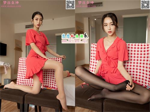 [MSLASS梦丝女神] NO.052-乔儿 肉色和黑色（带视频）【57P+1V/990M】