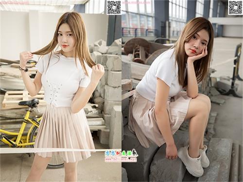 [MSLASS梦丝女神] NO.047-小除夕 废墟白鞋【54P/505M】