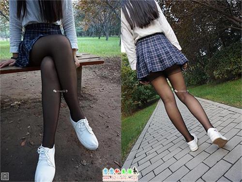 [SIEE丝意] No.001 曦曦 草坪黑丝【82P/377M】