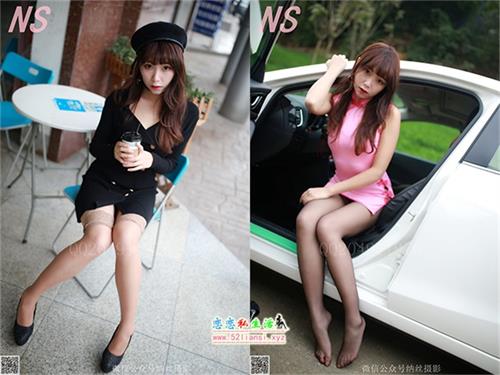 纳丝摄影-NO.103 灵儿2 户外车模丝摄（带视频）【106P+1V/1.6G】