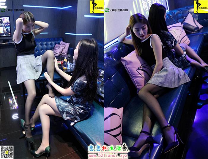 [丝慕写真] 第016期 模特：夏子楠《黑灰双花》【64P/72.4M】