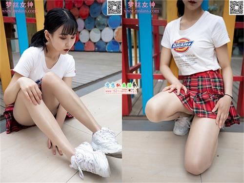 [MSLASS梦丝女神] NO.050-可岚 小白鞋油光（带视频）【81P+1V/993M】