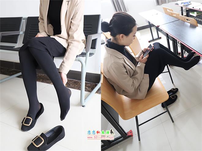 大西瓜爱牙膏-2019 03月活动模特2 教室黑裤袜【321P/1.73G】