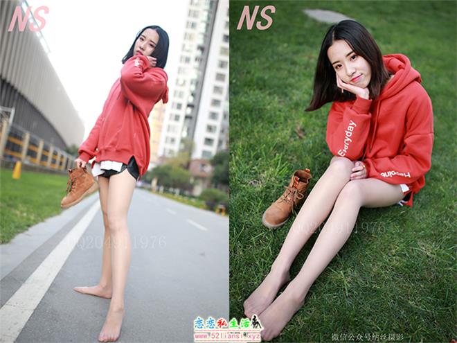 纳丝摄影-NO.116 乔乔 肉丝短裙【54P/477M】