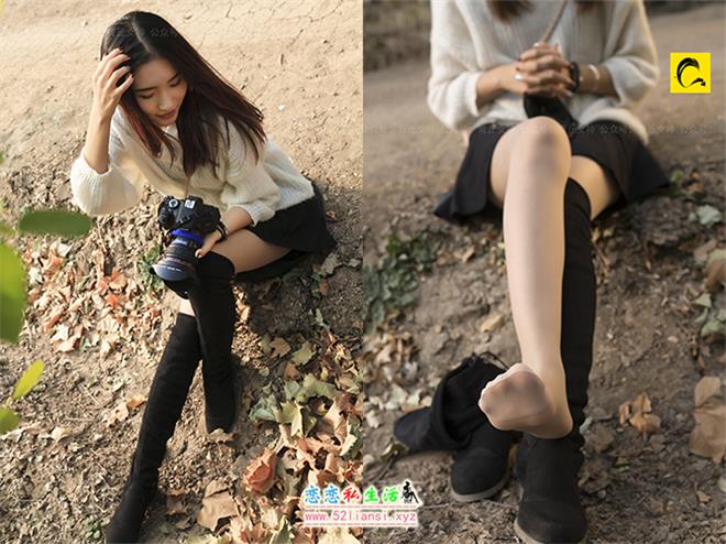 [青丘女神] 2018.10.17 郊野采风偶遇爱拍照的小姐姐【76P/106M】