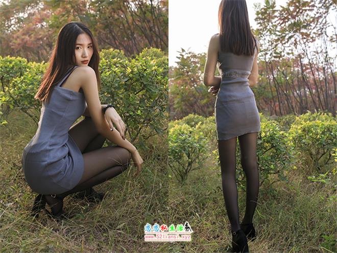 [青丘女神] 2018.10.21 户外黑丝采风【68P/118M】