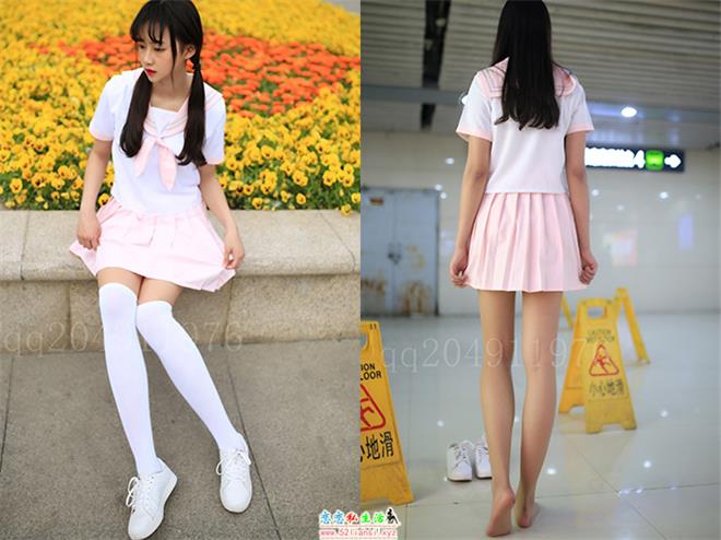 纳丝摄影-NO.124张诗敏 地铁少女白丝袜肉色丝袜（带视频）【93P+1V/870M】