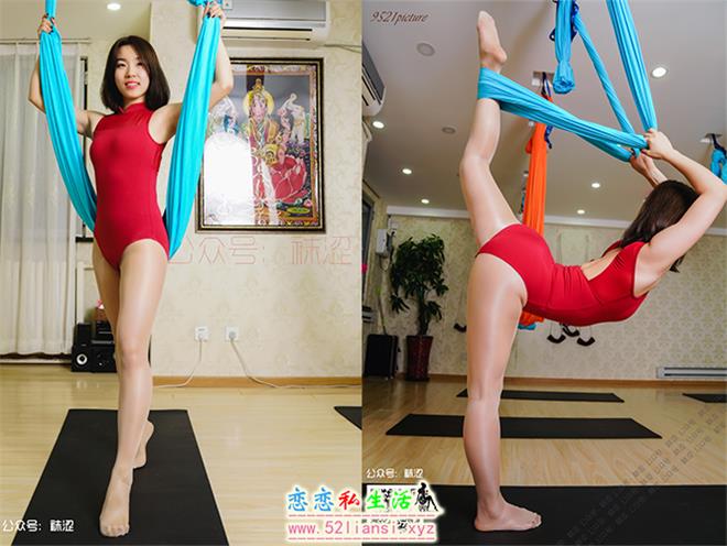 [袜涩]14-晶晶空中瑜伽(带视频)【46P+1V/1.67G】