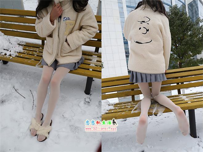 大西瓜爱牙膏-2019 04月活动模特1 室外短裙白丝袜【228P/1.49G】