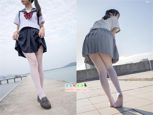 森萝财团-JKFUN-028 《抑郁湖边与绝望天台 赠品 躁动而潮湿的JIO》15D白丝 默陌（带视频）【58P+2V/3.14G】