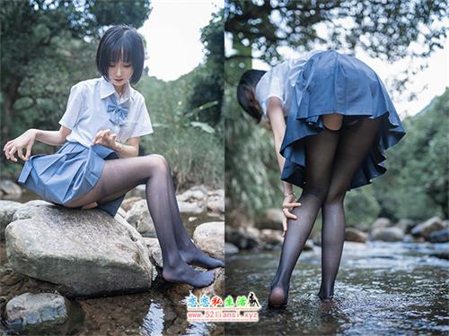 [木绵绵OwO] 22-水色溪边制服【52P/178M】