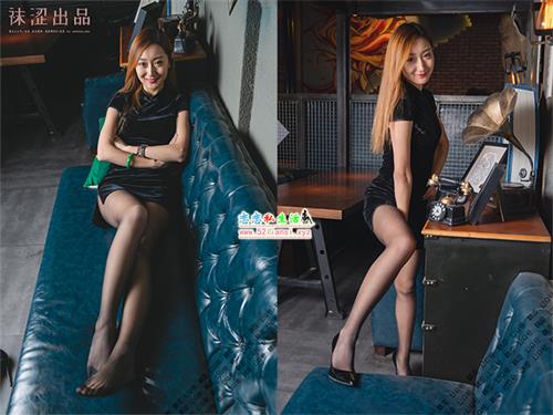 [袜涩]29-袜涩-刘哈哈黑丝小旗袍（高清版）【51P/868M】