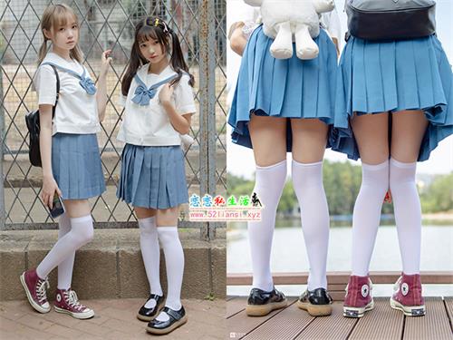 森萝财团-JKFUN-025 两女一ZOO 80D白丝过膝袜 默陌&Aika【93P/1.17G】