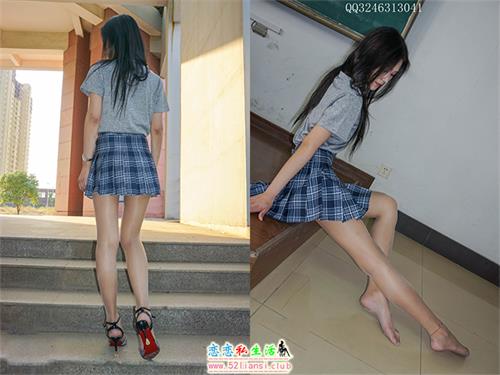 大生模拍-N097-珊儿 模特身材妹子教室穿丝袜脱鞋（带视频）【79P+1V/495M】