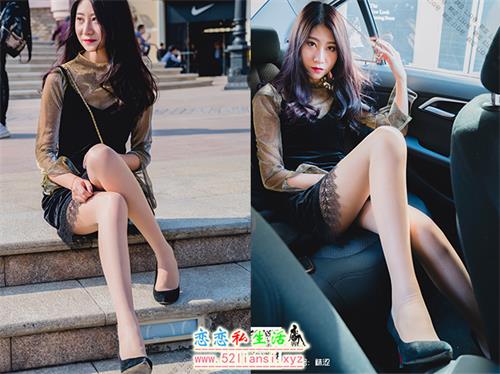 [袜涩]47-袜涩-伟伟黑色吊带连衣裙（高清带视频）【75P+1V/1.63G】