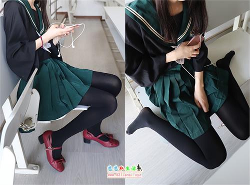 大西瓜爱牙膏-2019 07X活动模特1 JK短裙黑丝【166P/849M】