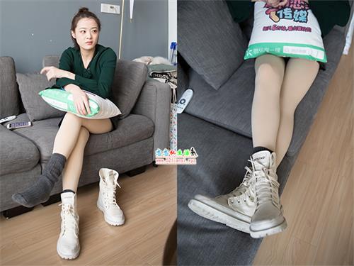 [物恋传媒] No.122 如夕-如戏，马丁靴和丝袜的美（带视频）【133P+1V/2.62G】