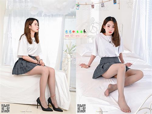 [SSA丝社] 130 毛毛 短裙灰丝【100P/102M】