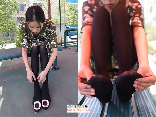 大西瓜爱牙膏-2019 09月活动模特2 黑丝碎花裙（带视频）【446P+1V/2.8G】