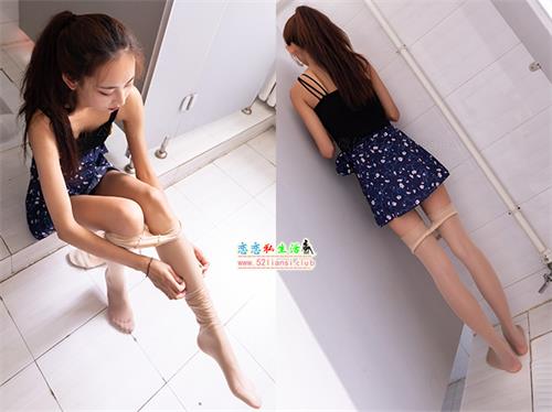 [山茶摄影ISS]54-甜甜-碎花短裙换丝【72P/62.4M】