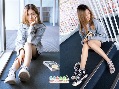 [青丘女神] 2019.04.19模特：星星 午后图书馆（带视频）【111P+1V/1.65G】