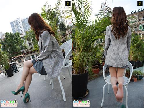 [IESS异思趣向] 丝享家666：糖糖 春意盎然的绿色