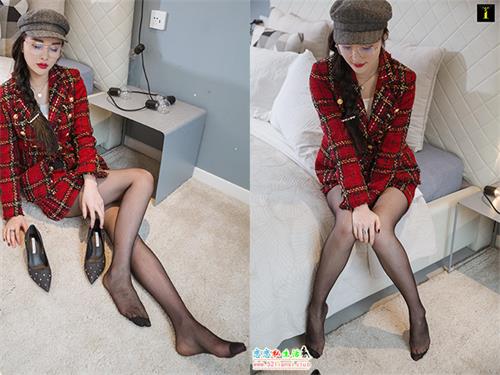 [IESS异思趣向] 丝享家692：喵姐的英伦风套装 [92P]