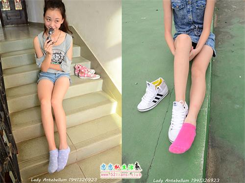 [战前女神] 恋足美腿棉袜女神级摄影套图 012【55P/91M】