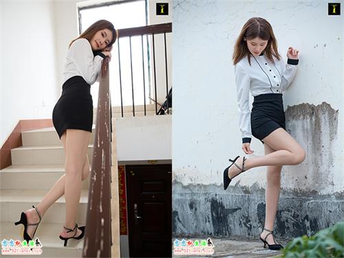 [IESS异思趣向] 丝享家687：紫薇 – 楼道上的剪影 [91P]