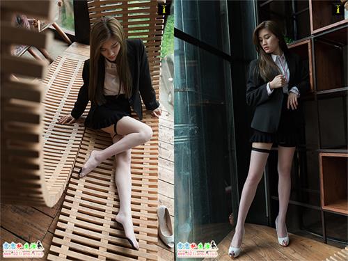 [IESS异思趣向] 丝享家721：羽西《鱼嘴与吊带袜》【95P/39MB】