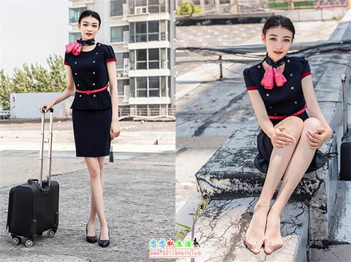 [SIW斯文传媒]78 春夏东航短袖工装带丝巾腰带 – 嘉慧【60P/52M】