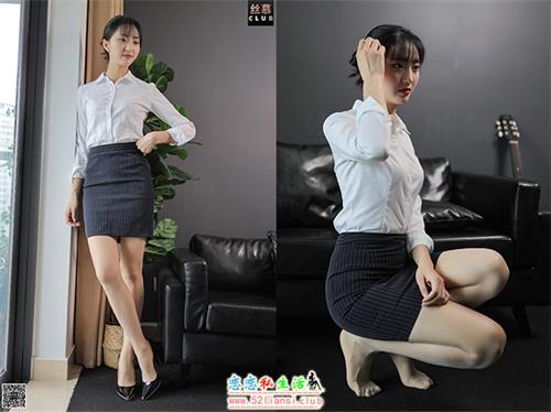 [丝慕写真] SM114 模特：佳佳《白领的衬衫扣》【87P/70M】