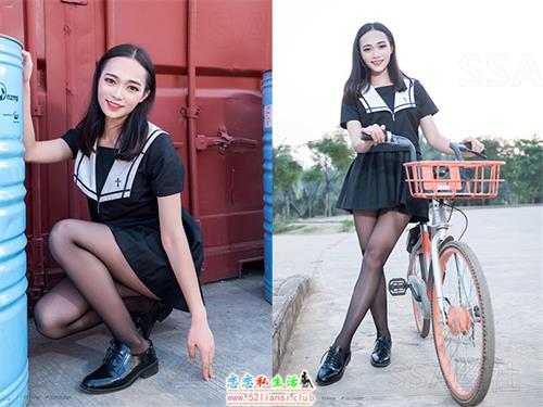 [SSA丝社] 049 笑容甜美小凤逛街回家沙发小憩脚尖加固足部特写【99P/171M】