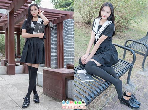 [SSA丝社] 060 公园里的JK制服美腿【99P/200M】