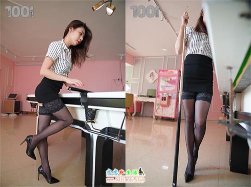 [IESS异思趣向] 1001夜丝事 24模特：真真《桌球女教练1》【89P/142M】