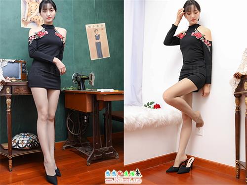 [丝慕写真] SM110 模特：佳佳《佳佳的露肩裙》【82P/66M】