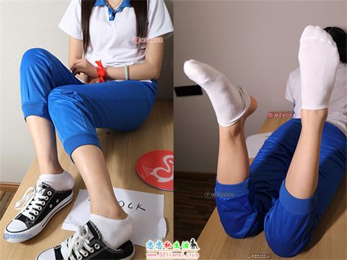 [MZSOCK]爱美足027 网红萝莉璐璐白袜帆布鞋捆绑【148P/60M】