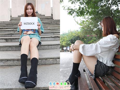 [MZSOCK]爱美足010 曼妮 黑色筒袜【132P/30M】