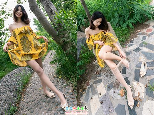 [山茶摄影ISS]192-婷婷 户外清纯连衣裙【77P/154M】