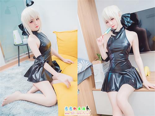 [喵糖映画] 赏美 VOL.026 泳装saber【40P/772M】