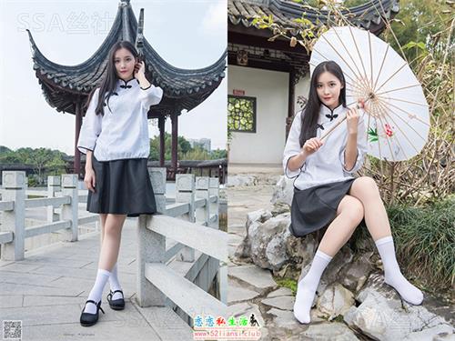 [SSA丝社] 068 丽萍 冬日的民国学妹穿进口肉丝【99P/150M】