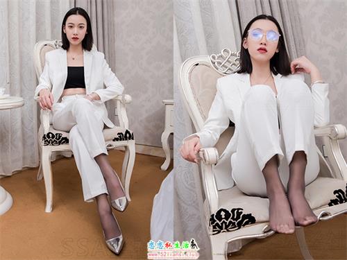 [SSA丝社] 065 大大 白色职业装裤里丝【99P/116M】