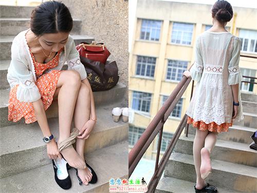 大西瓜爱牙膏-S040 肉丝碎花裙少女【152P/1.05G】