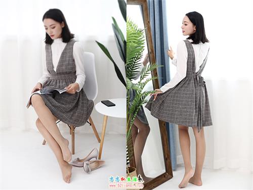 [奈丝]133-装嫩两件套 衬衫背带裙 – 秀秀（无水印）【36P/417M】